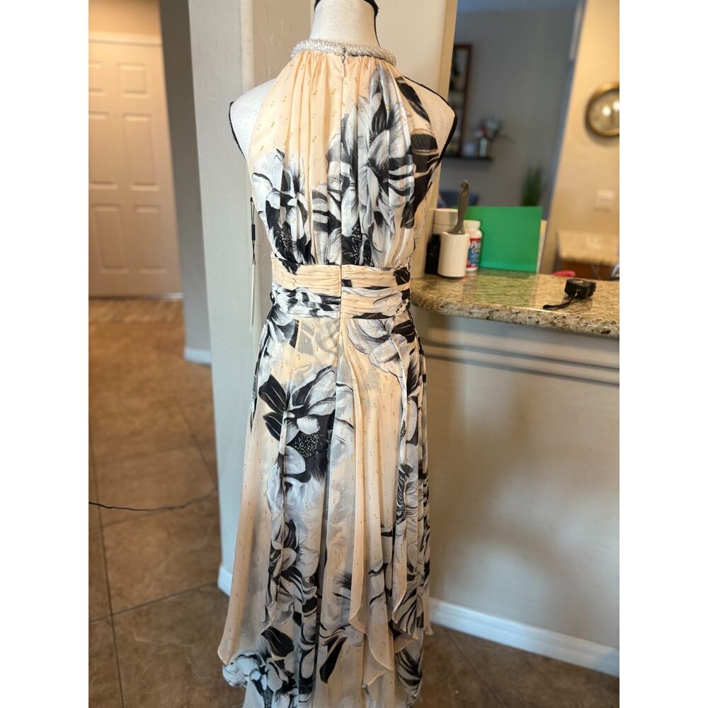 Calvin Klein Women's Halter Neck Gown with Draped Front & Beading 2 MSRP$259 - Picture 8 of 9